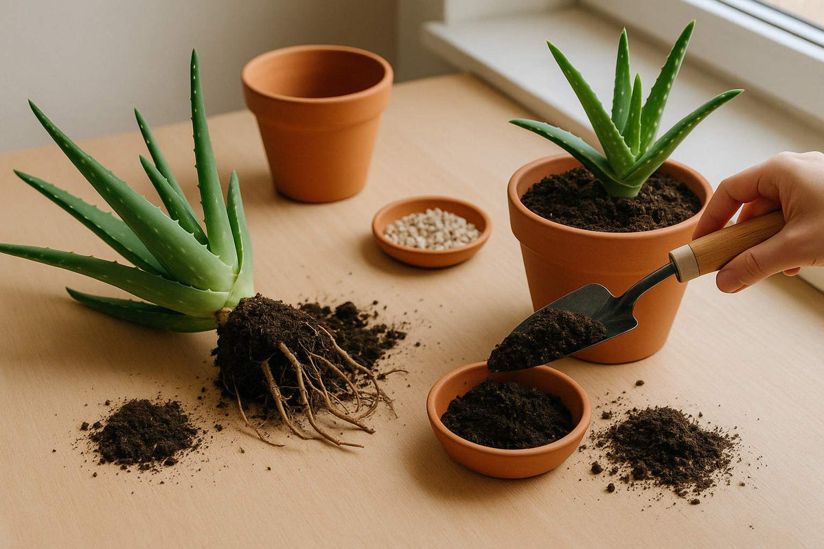 Aloe Vera umtopfen: Schritt-für-Schritt-Anleitung für gesundes Wachstum