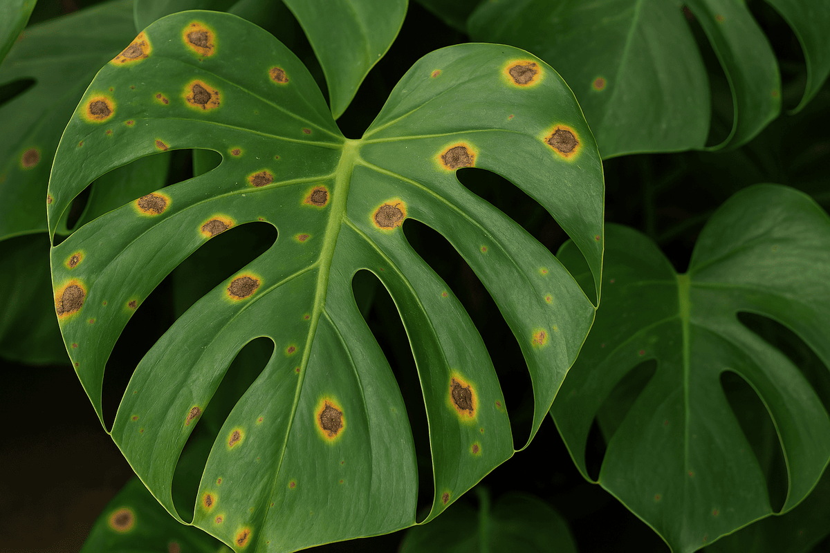 Die Augenfleckenkrankheit bei Monstera: Was du wissen musst