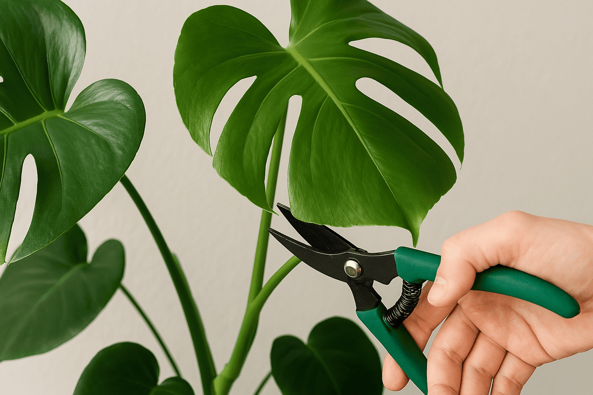 Monstera richtig zurückschneiden: Dein Wegweiser für gesundes Wachstum