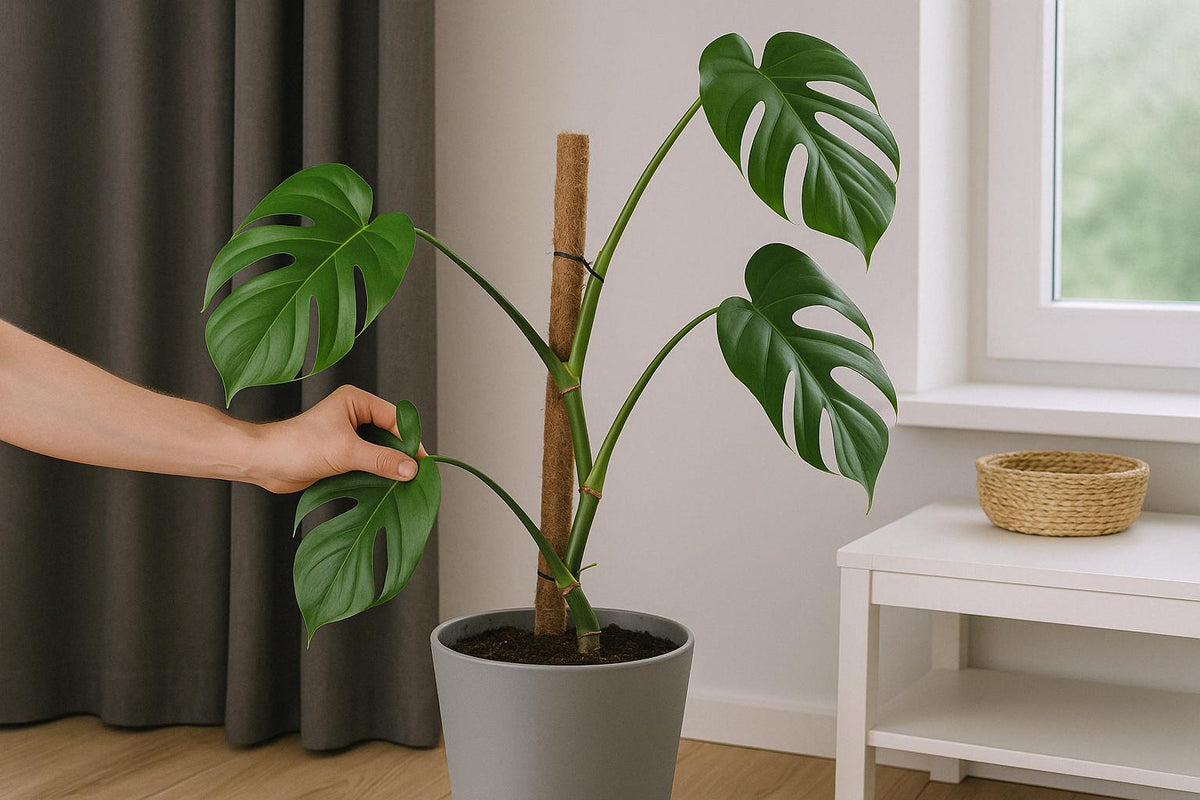 Warum wächst deine Monstera schief? So bringst du sie wieder in Form