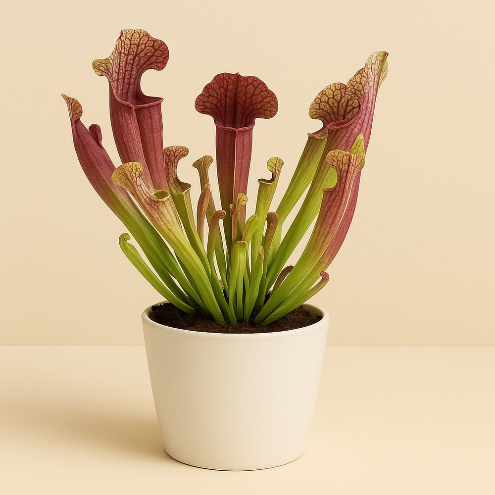 Sarracenia Barba 25cm im 12cm Topf