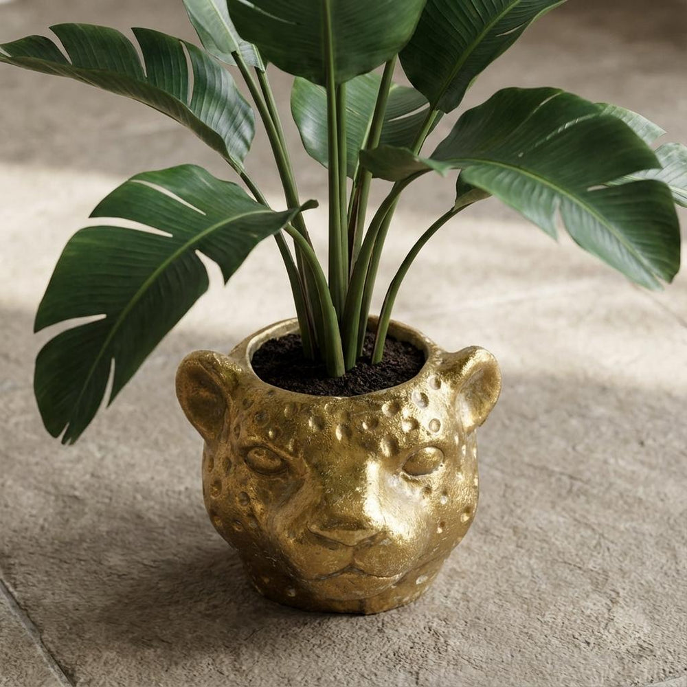 Übertopf Leopard Gold – Ø12cm