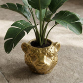 Übertopf Leopard Gold – Ø12cm