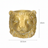 Übertopf Löwe Gold – Ø13cm