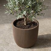 Nature Groove Warm Taupe – Ø22cm