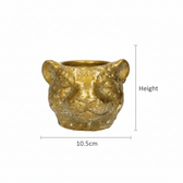 Übertopf Leopard Gold – Ø12cm