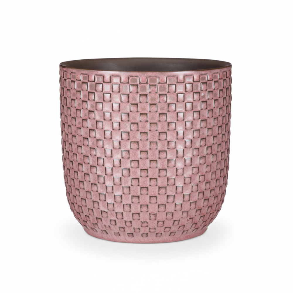 Minitopf Relief Rosa – Ø7cm