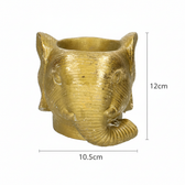 Übertopf Elefant Gold – Ø12cm