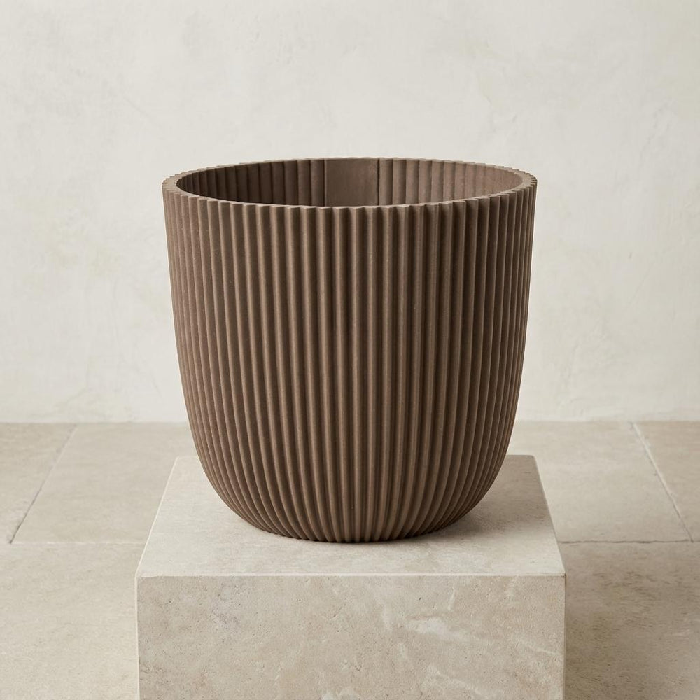 Nature Groove Warm Taupe – Ø22cm