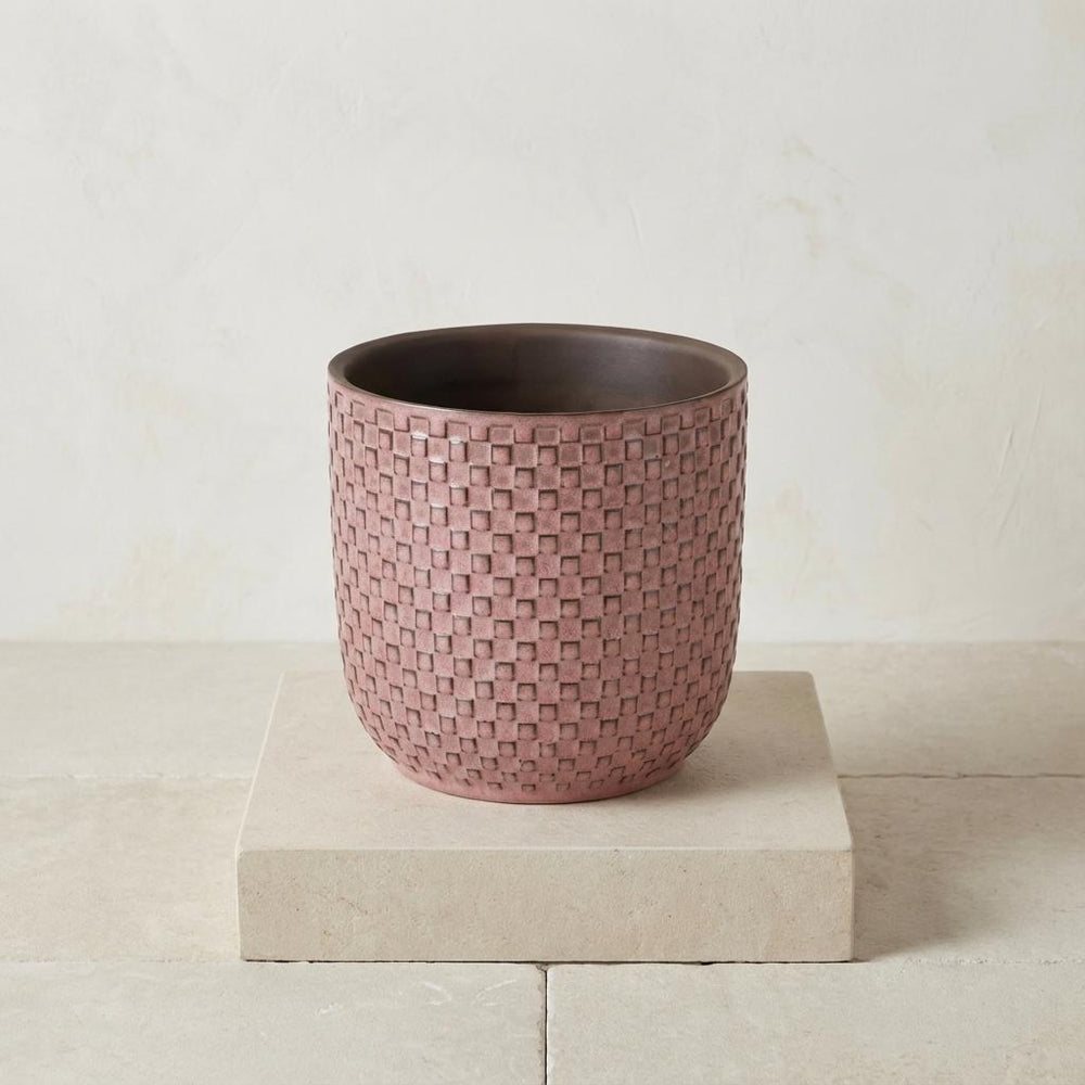 Minitopf Relief Rosa – Ø7cm