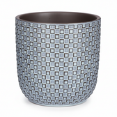 Minitopf Relief Blau – Ø7cm