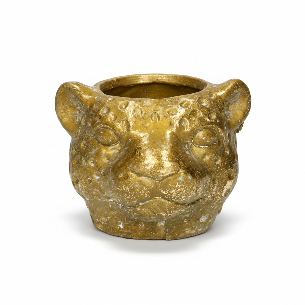 Übertopf Leopard Gold – Ø12cm