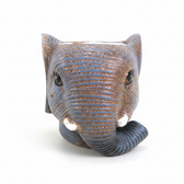 Übertopf Elefant Grau – Ø12cm