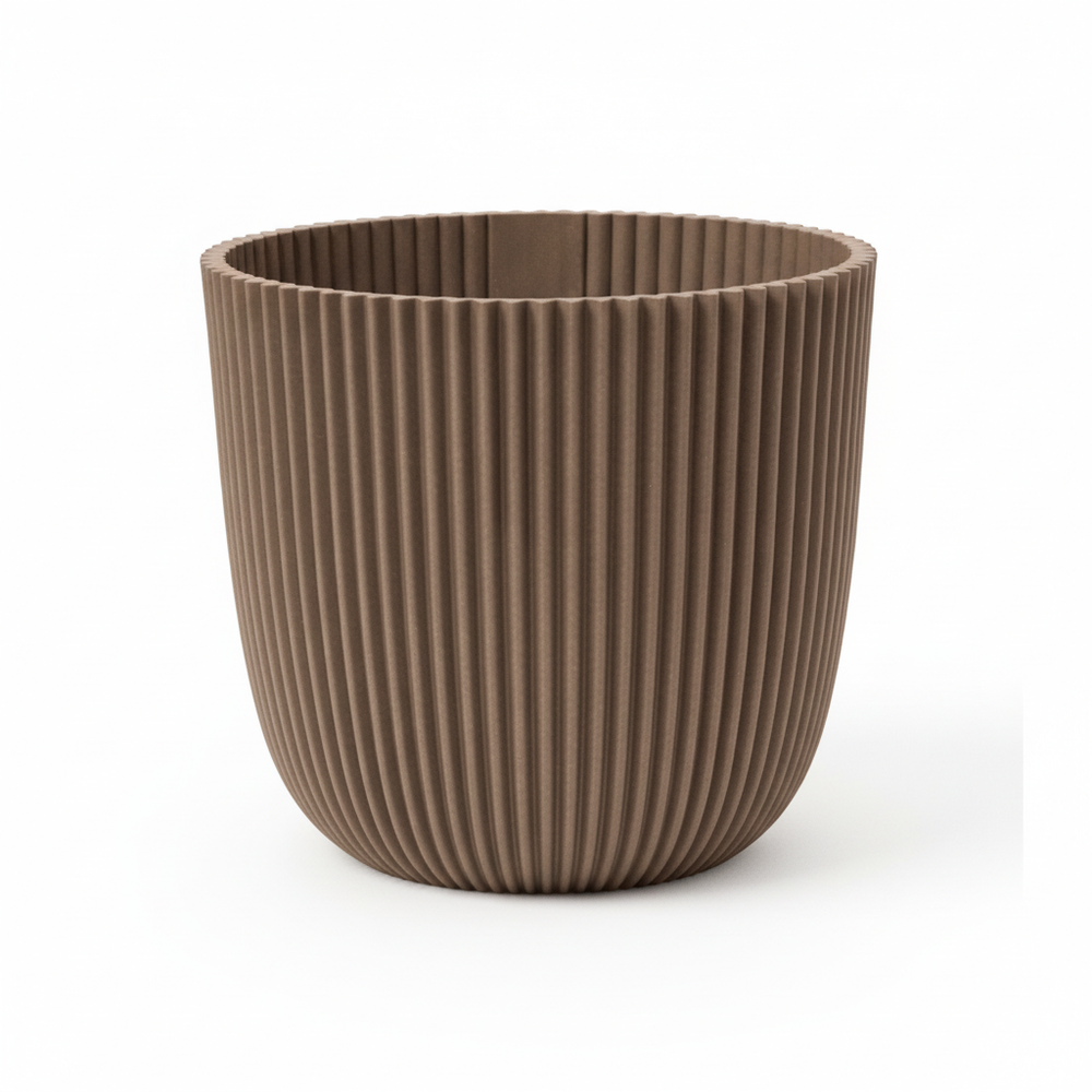 Nature Groove Warm Taupe – Ø25cm