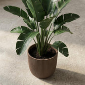 Nature Groove Warm Taupe – Ø25cm