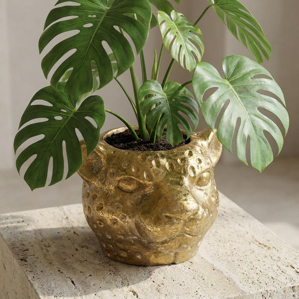 Übertopf Leopard Gold – Ø12cm